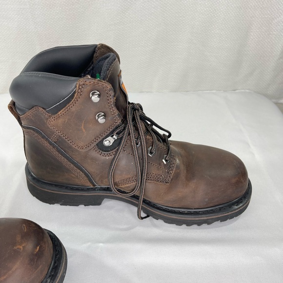 Timberland Pro Mens 6” Pit Boss Steel Toe Industrial Work Boot Brown Siz… - Picture 8 of 11